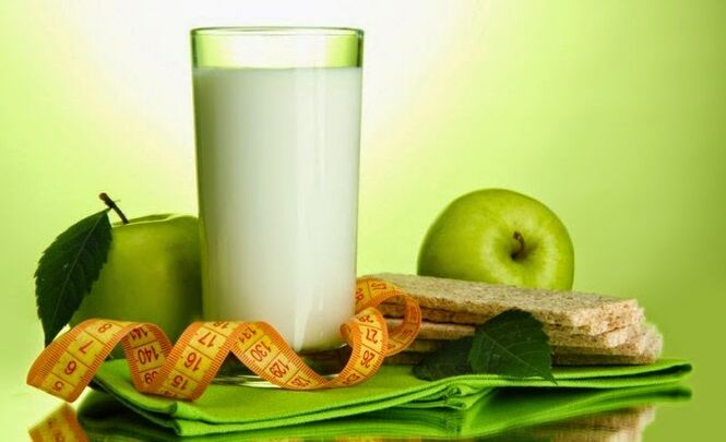 Weekly kefir diet can add apples