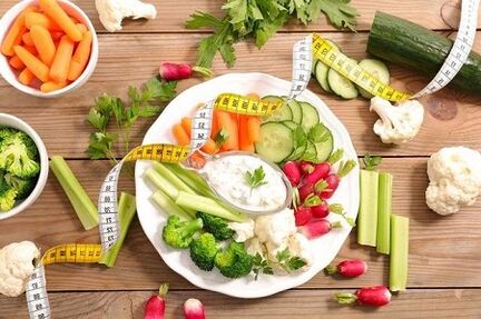 Effect of diet products on the body